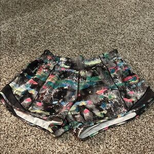 lululemon athletica Multicolor Abstract Athletic Shorts